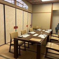 和室の食事会場です。両家のみ呼ぶ場合に向いています。