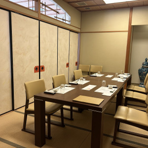 和室の食事会場です。両家のみ呼ぶ場合に向いています。|740562さんのロイヤルチェスター長崎 ホテル&リトリートの写真(2503565)