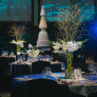 プロジェクションマッピングで幻想的な世界と豪華な花々