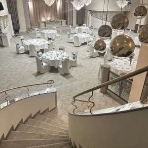 らせん会場からの披露宴の見え方|740704さんのCasa Noble OSEIRYU（カーザノーブレオセイリュウ）の写真(2389820)