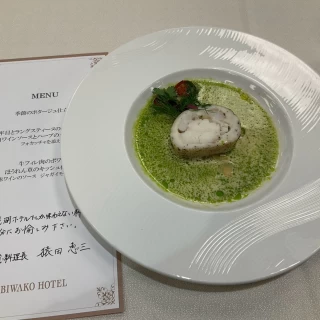 試食で食べた魚料理