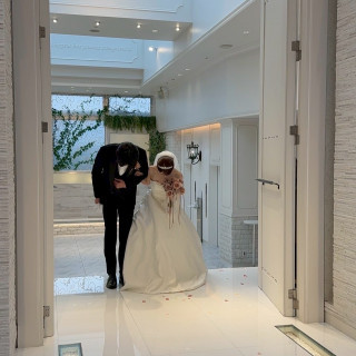 新郎新婦退場