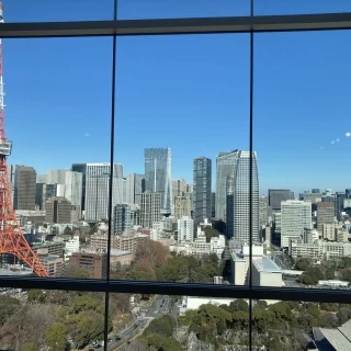 高層階会場からの景色