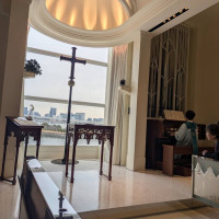 参列してもらう友人親戚も景色が楽しめます。