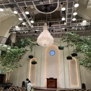 天井が高いです。