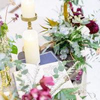 キャンドルは追加オプションでした