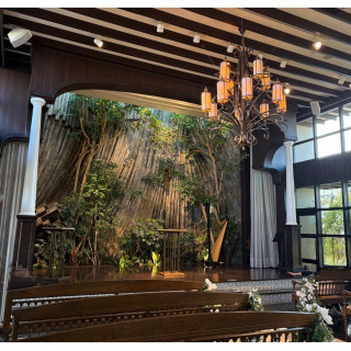 挙式会場の壇上写真