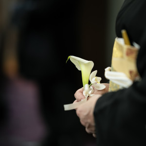 ブーケとお揃いのブートニア|741166さんのTHE CONDER HOUSE（ザ・コンダーハウス）の写真(2554655)