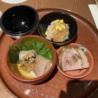フェアで出た試食の料理です。