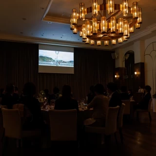 ヴィクトリアハウスの披露宴会場です