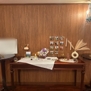 ウェルカムスペースはプランナーさん達に完全お任せしました！|741285さんのセント・ラファエロチャペル御堂筋の写真(2583235)