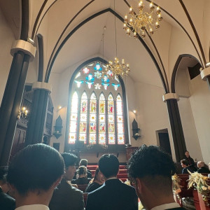 午後と午前で光のさし方が変わるため色が変教えてもらいました|741405さんのST.MARGARET WEDDING（セント・マーガレット ウエディング）の写真(2557516)