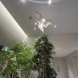 チャペルに入る前の空間が素敵でした