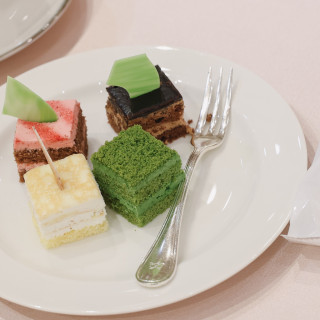 グランピングのケーキは4種類