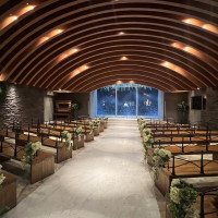 挙式会場は100名程参列できました！