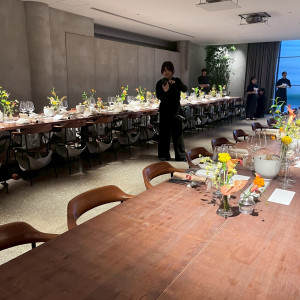 披露宴会場の雰囲気|741615さんのIWAI OMOTESANDO(イワイ オモテサンドウ)の写真(2565906)