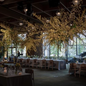 当日、初めて会場に足を踏み入れた瞬間の景色|741643さんのエースホテル京都 （Ace Hotel Kyoto）の写真(2398396)