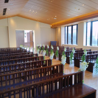 挙式会場の前方より