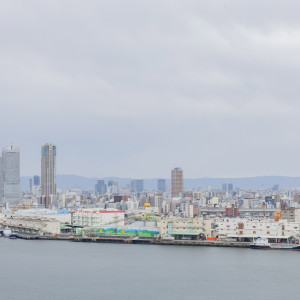 式場から見える景色|741676さんのノートルダム大阪ONE/FIVESTAR WEDDINGの写真(2423253)