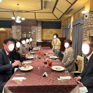 新郎新婦の家族側のテーブルです|741677さんのSt. ヴァレンタイン福山/FIVESTAR WEDDINGの写真(2408681)