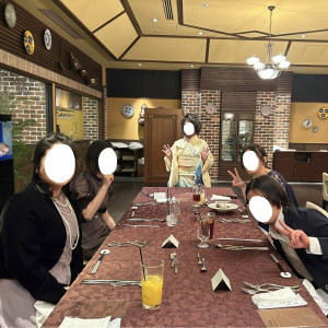友人ゲスト側のテーブルです|741677さんのSt. ヴァレンタイン福山/FIVESTAR WEDDINGの写真(2408677)