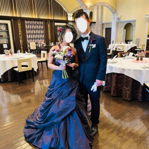 新郎の胸ポケットの花はブーケにあるものと同じ花です|741677さんのSt. ヴァレンタイン福山/FIVESTAR WEDDINGの写真(2408680)