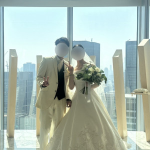 挙式でのゲストからの撮影|741694さんのThe 33 Sense of Wedding(ザ・サーティースリー・センス・オブ・ウエディング)の写真(2397176)