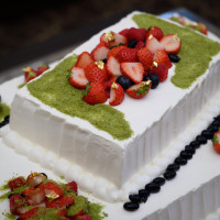 ケーキも種類豊富でした！和装に合う雰囲気のものにしました