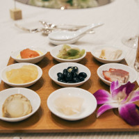 中華の前菜が小皿に入ってたくさん出てきました！