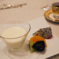 デザートも中華料理らしく杏仁豆腐で良かったです