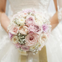 ブーケ。好みの色や花などのみ伝え、ほとんどお任せしました！