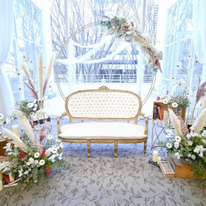 クリスマス風の装花がかわいい|741988さんのGRAN SUITE（グラン スイート）/FIVESTAR WEDDINGの写真(2606227)