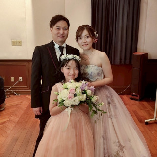 3人で仲良く記念撮影