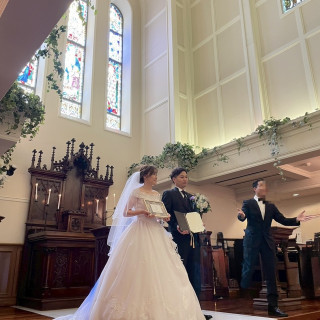 ゲストにも参加していただきオリジナルの結婚証明を作りました