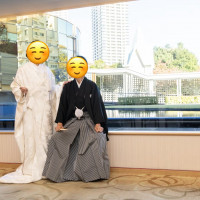 挙式会場前