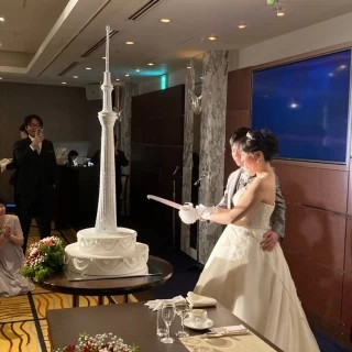 ケーキ入刀