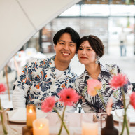 ゲストが入場する前にパシャリ