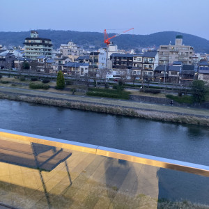テラスから見える鴨川|742128さんのATOLL TERRASSE 鴨川（アトールテラスカモガワ）●BRASSグループの写真(2419142)
