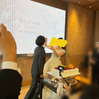 ケーキ入刀とファーストバイト