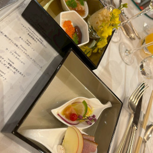 重箱の前菜|742225さんの横浜迎賓館の写真(2578586)