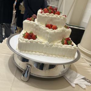 ケーキも美味しかったです|742228さんの山手迎賓館（神戸）/テイクアンドギヴ・ニーズウェディングの写真(2399579)