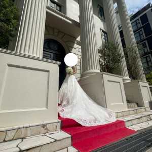 正門で撮った写真です。|742270さんの山手迎賓館(神戸)/テイクアンドギヴ・ニーズウェディングの写真(2550154)