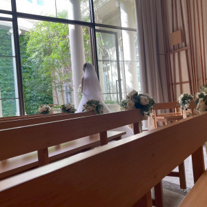 チャペルとガーデンです。|742270さんの山手迎賓館(神戸)/テイクアンドギヴ・ニーズウェディングの写真(2550150)