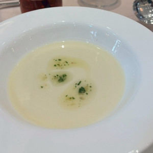 季節のポタージュ|742270さんの山手迎賓館(神戸)/テイクアンドギヴ・ニーズウェディングの写真(2550167)