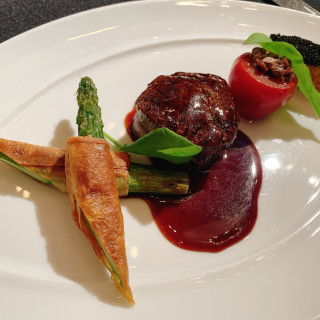試食のお肉