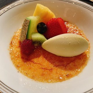 試食のデザート