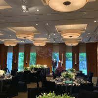 ガーデンが見える披露宴会場