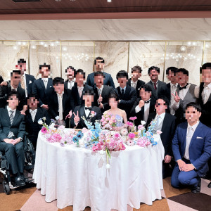 高砂集合写真（新郎友人）|742469さんのザ マークグランドホテル（THE MARK GRAND HOTEL）の写真(2400881)