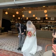 新婦入場のところ。