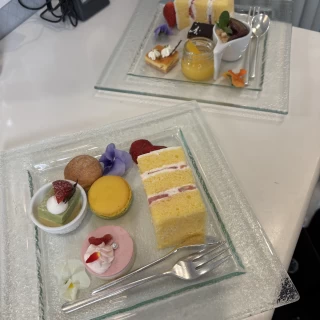 式後に頂いた新郎新婦の